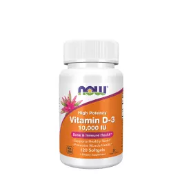 Now Foods Vitamin D-3 10,000 IU (120  Softgels)
