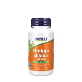 Now Foods Ginkgo Biloba 60 mg (60 Veg Capsules)