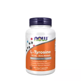   Now Foods L-Tyrosine 750 mg, Extra Strength (90 Veg Capsules)