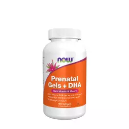 Now Foods Prenatal Gels + DHA Softgels (180  Softgels)