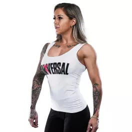 Universal Nutrition Ladies Tank Top (L, Wit)
