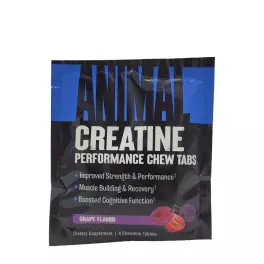   Universal Nutrition Animal Creatine Chews (4 kauwtabletten, Druif)