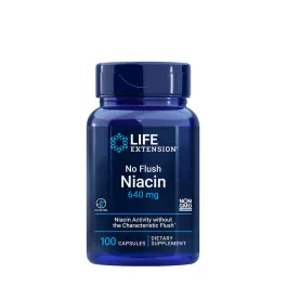 Life Extension No Flush Niacin 640 mg (100  Capsules)