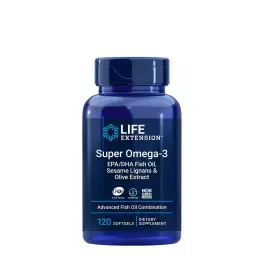  Life Extension Super Omega-3 EPA/DHA Fish Oil, Sesame Lignans, Olive Extract (120  Softgels)