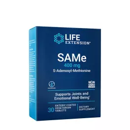   Life Extension SAMe 400 mg (S-Adenosyl-Methionine) (30 Tabletten)