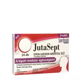  JutaVit JutaSept Lozenges (24  zuigtabletten, Aardbei–Braam–Menthol)