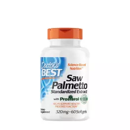   Doctor's Best Saw Palmetto Standardized Extract 320 mg (60 Zachte capsules)
