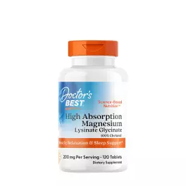   Doctor's Best High Absorption Magnesium 100 mg (120 Tabletten)