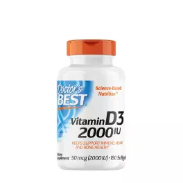 Doctor's Best Vitamin D3 2000 IU (180  Softgels)