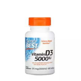 Doctor's Best Vitamin D3 5000 IU (180  Softgels)