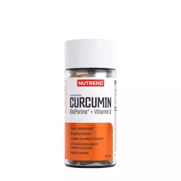 Nutrend Curcumin + Bioperine + Vitamin D (60 Capsules)