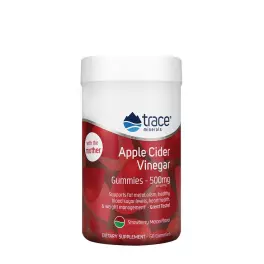   Trace Minerals Apple Cider Vinegar (60  Gummies, Aardbei Watermeloen)