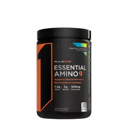 Rule1 Essential Amino 9  (345 g, Blauwe Razz Limonade)