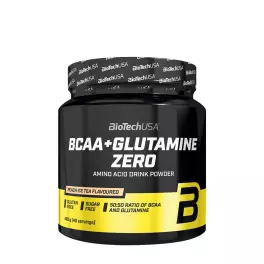BioTechUSA BCAA+Glutamine Zero  (480 g, Perzik IJsthee)