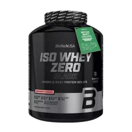 BioTechUSA Iso Whey Zero Black (1816 g, Aardbei Zakje)