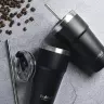 SmartShake Bohtal Double Insulated Travel Mug With Straw (600 ml, Zwart)