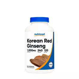 Nutricost Korean Red Ginseng  (240  Capsules)