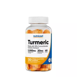 Nutricost Turmeric Gummies 2,000 mg (120  gummies, Citroen)