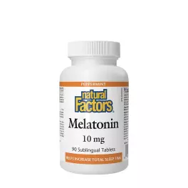 Natural Factors Melatonin 10 mg (90 Tabletten, Pepermunt)