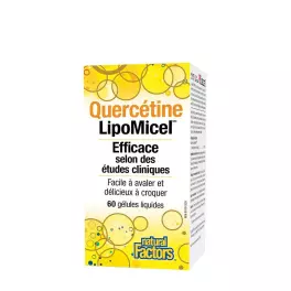   Natural Factors Quercetin LipoMicel 250 mg (60 Zachte capsules)
