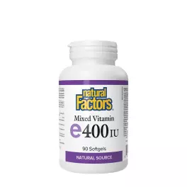   Natural Factors Mixed Vitamin E Natural Source 400 IU  (90  Softgels)