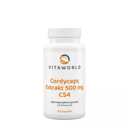 Vitaworld Cordyceps extract 500 mg CS4 (100 Capsules)