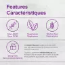 Webber Naturals Vitamin C+D3 500 mg/500 IU (200 Kauwtabletten, Oranje)