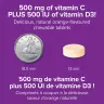 Webber Naturals Vitamin C+D3 500 mg/500 IU (200 Kauwtabletten, Oranje)