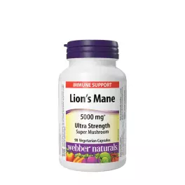 Webber Naturals Lion's Mane 5000 mg (90 Veg Capsules)